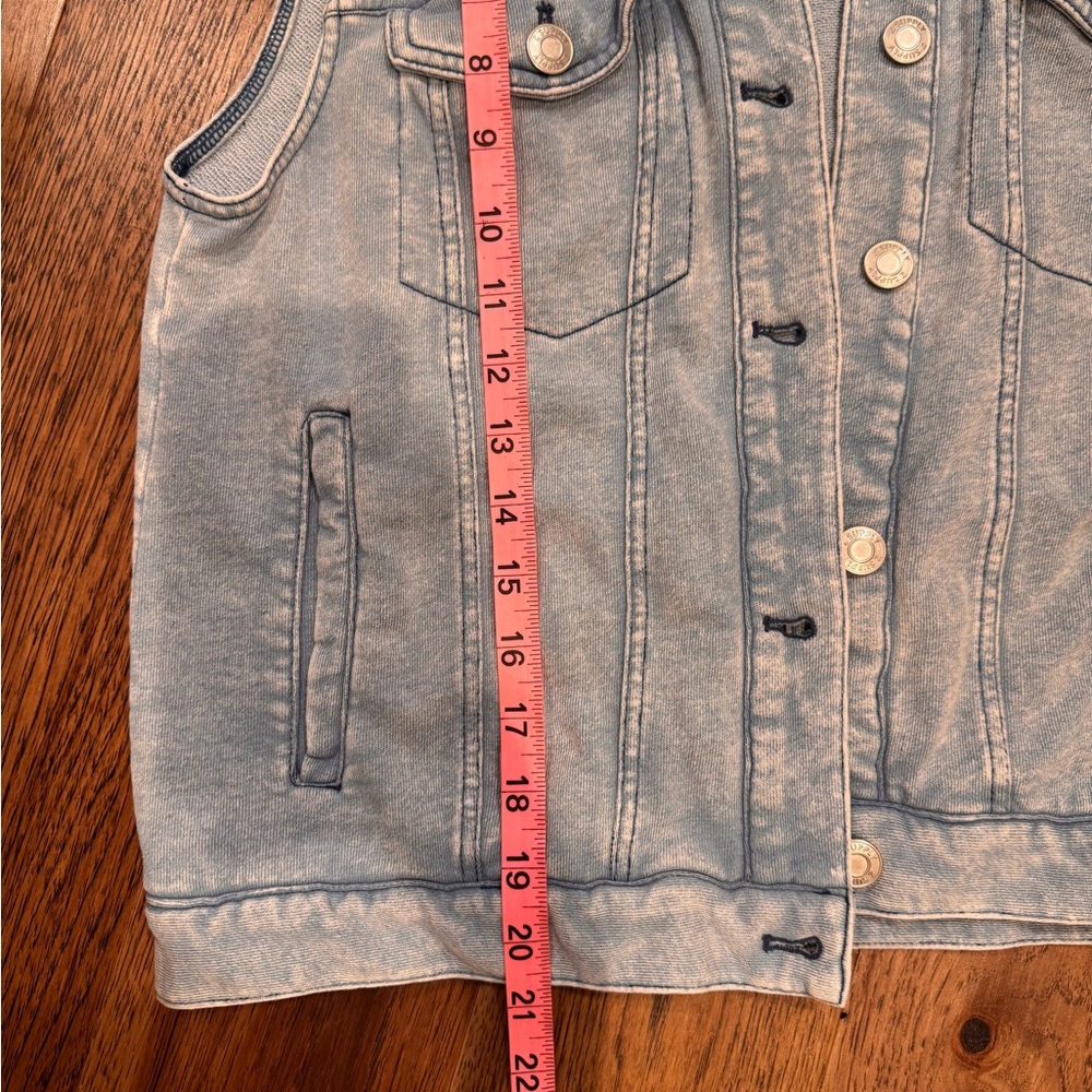 Z Supply Sky Blue Denim Vest - Picture 6 of 6